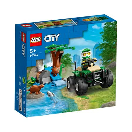 乐高/LEGO 60394全地形车与水獭栖息地积木拼装玩具