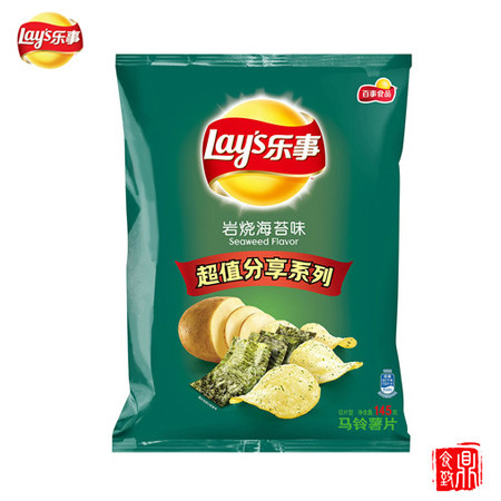 乐事薯片岩烧海苔味145g（保质期至17年5月4日）