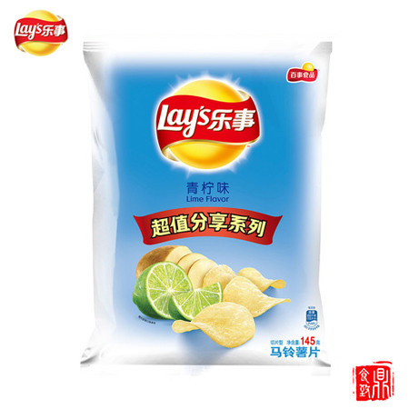 乐事薯片青柠味145g（保质期至17年3月15日）图片