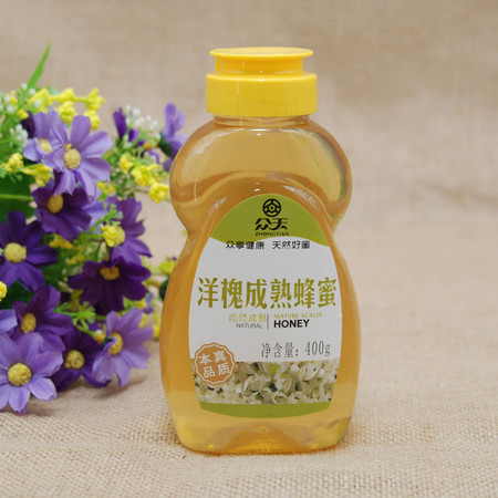 众天蜂味成熟洋槐蜂蜜400g