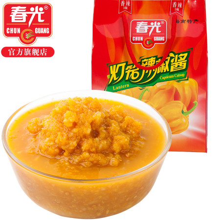 春光食品 海南特产 调味 灯笼辣椒酱100g*6 礼盒 鲜美黄辣椒图片