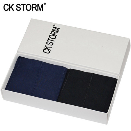 CK STORM 男士内裤 商场同款80S细旦莫代尔中腰无痕平角裤两条装CK-ME02N0905