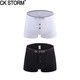 CK STORM 男士内裤 2条装莱卡棉运动系列 U凸大囊袋前开扣男内裤CK-ME02N0602