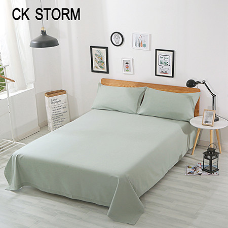 CK STORM 家纺正品 都市系列全棉三件套 舒爽纯棉粗布款 1.5/1.8米单/双人床单枕套图片