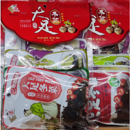 联通专享【大足特产】石魂冬菜60g*5小包/袋 五种口味（原味、香辣、泡椒、豆豉、脆笋）