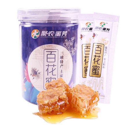 【扶贫馆】聚农蜜芳百花蜜软包15g*16袋图片