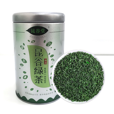 【2023春茶节】昆谷堂春茶特产昆谷绿茶125g罐装