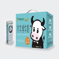 邮政农品 万牧纯水牛纯牛奶200gx10盒