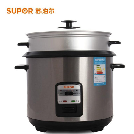 苏泊尔/SUPOR CFXB60A1A-80电饭煲6L老式饭锅带蒸笼正品煮饭粥家图片