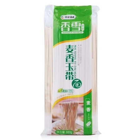 【一百】香雪麦香玉带面800g（全店满58起配送）