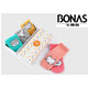 【包邮】宝娜斯/BONAS5双礼盒装宝宝袜纯棉儿童袜子春秋款男女童袜GCD-202