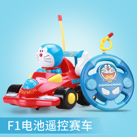 哆啦a梦遥控车玩具 男孩充电电动遥控汽车儿童玩具车宝宝遥控赛车图片