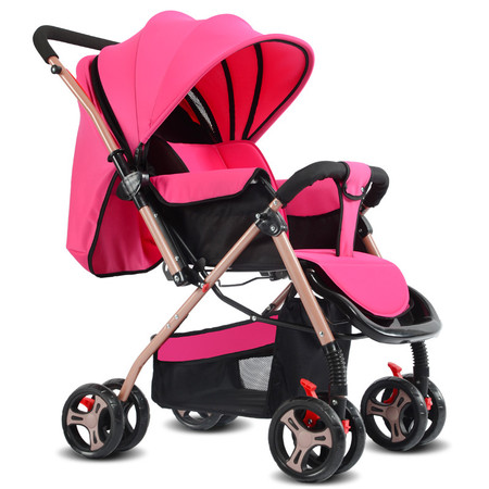 婴儿车推车轻便携式可坐可躺小孩推椅四季通用折叠儿童手推伞车图片