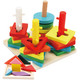 儿童益智立体拼图拼板形状积木制男孩女宝宝玩具1-2-3岁4-5-6周岁