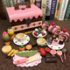 女孩新年生日礼物仿真蛋糕幼儿童木质切切乐过家家厨房小公主玩具