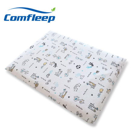 Comfleep康馥莉泰国原装进口天然乳胶枕头1-3岁婴幼儿童平面枕2.5