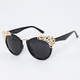 时尚奢华水钻太阳镜 欧美明星款眼镜 个性猫眼墨镜 R00208