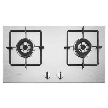   Sacon/帅康 QA-E2-35GL 4.2kw大火力 联动装置 不锈钢灶具双灶