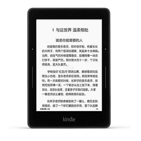 亚马逊Kindle voyage 6英寸超高清电子墨水屏 4G 电子书阅读器旗舰版 黑色图片