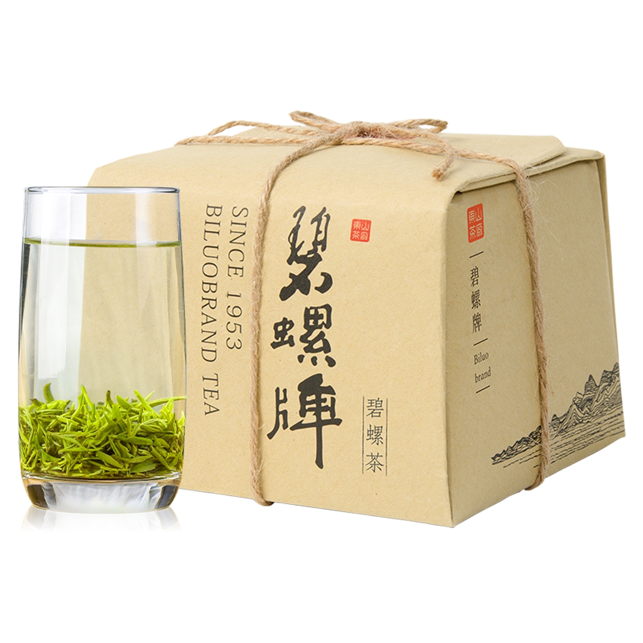 碧螺 【苏州碧螺春茶】碧螺牌碧螺茶特级牛皮滚包 200g