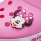 迪士尼（Disney）米妮儿童夜光花园鞋洞洞鞋 ME16148 玫红色