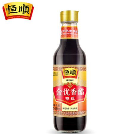 恒顺 金融活动恒顺金优香醋550ml