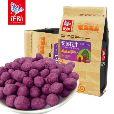 正泓食品 紫薯花生225g 休闲零食图片