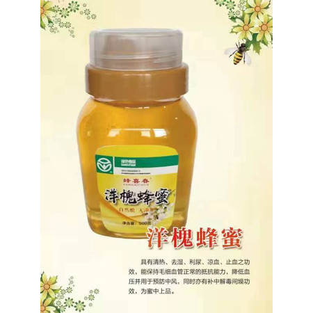 蜂喜春 【安邮精选】岳乡蜂蜜洋槐蜂蜜500g