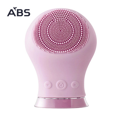 ABS爱彼此 电动硅胶洁面仪 美容仪毛孔清洁器洗脸刷电动洁面仪充电