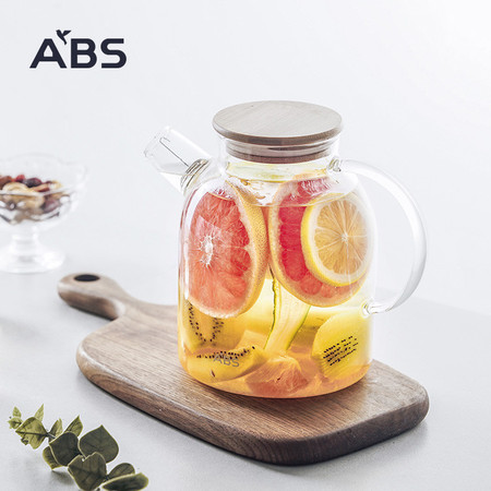 ABS爱彼此 高硼硅玻璃泡茶壶-经典款（1.6L）图片