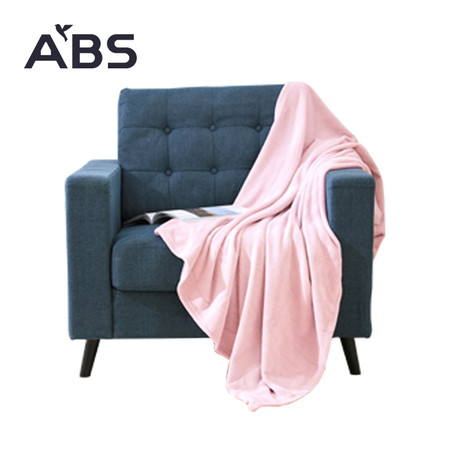 ABS爱彼此 卡蜜拉双人法兰绒毯 多用毯 1.5x2米#图片
