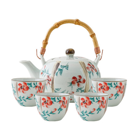 ABS爱彼此 中式手绘陶瓷茶具5件组图片