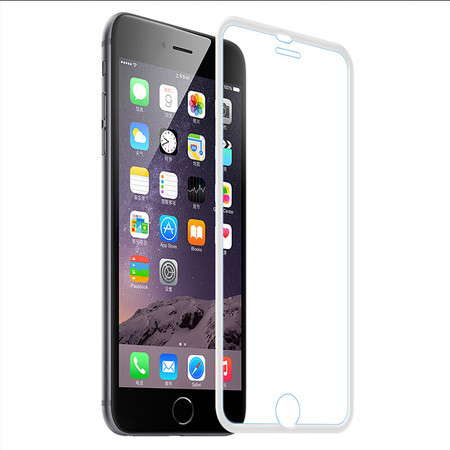 【机械战警】 iPhone6/7系列金属边钢化膜 手机保护膜图片
