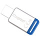 金士顿（Kingston）USB3.1 64GB 金属U盘 DT50 高速车载U盘 蓝色