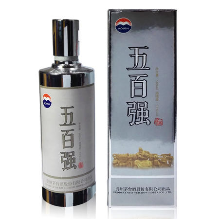 五百强 茅台500强酱香酒 500MLX1瓶 （银质）