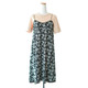 DSWF6914夏季新款韩版中长款碎花裙子短袖两件套连衣裙