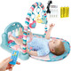 婴儿脚踏钢琴健身架0-1岁宝宝音乐游戏毯早教益智玩具BG