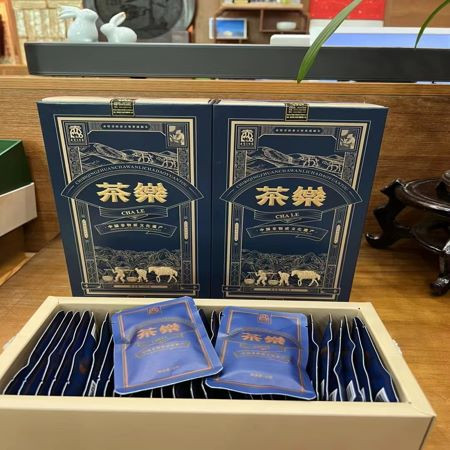 赵李桥 “ 茶楽”青砖茶颗粒180克/盒