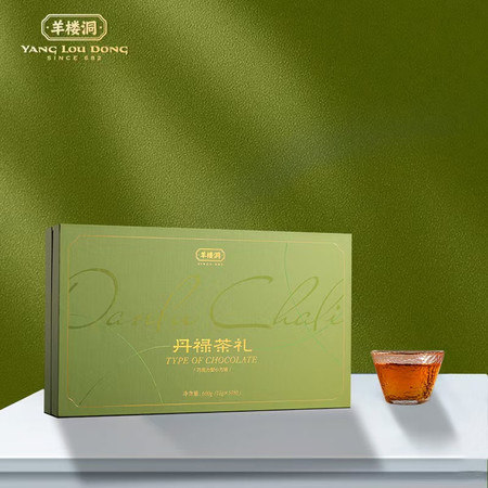 羊楼洞  《丹禄茶礼》青米砖茶600g