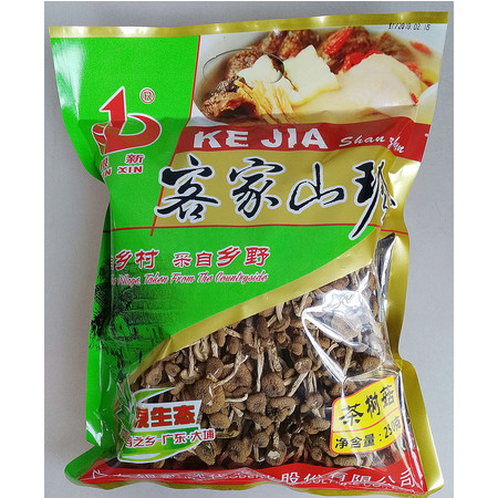 【梅州馆】银新茶树菇 梅州客家长寿之乡食品大埔银江银新厂家直销茶树菇汤料250g