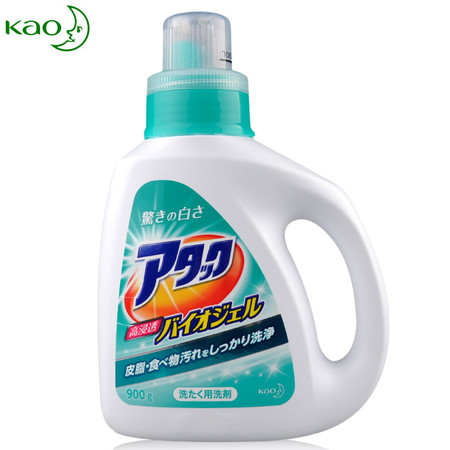 花王/KAO 高浸透 酵素洗衣液900g 瓶装 日本进口 迅速渗透 去污图片