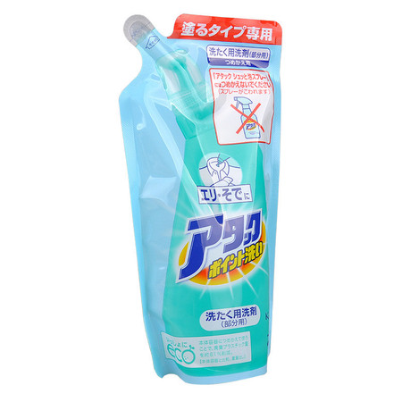 花王/KAO  酵素重点洗衣液衣领净迅速渗透强力去污替换装230ml