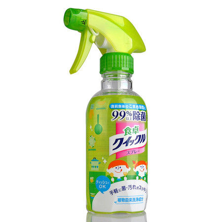 花王/KAO  餐桌婴儿童玩具家具 清洁消毒剂300ml 绿茶香 日本进口图片