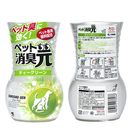 小林制药（KOBAYASHI） 消臭元空气清新剂宠物用 400ml/瓶 茶清香 日本进口图片