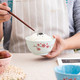 【潮州馆】松发瓷器 创意陶瓷 家用 吃饭 雪花 碗筷勺子餐具 8碗8勺