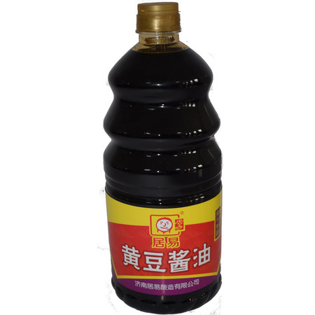 居易/juyi 1.3L三级黄豆酱油非转基因大豆纯粮酿造低盐不加糖酱油图片