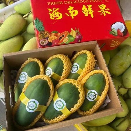 自产自销 红心木瓜（3-5个/斤）5斤装 2500g图片