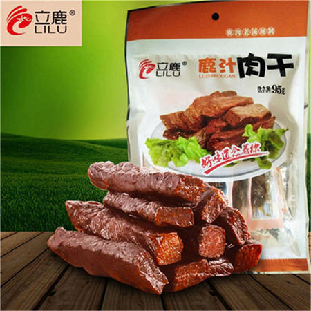 【四平馆】立鹿 鹿汁肉干 95g*4袋包邮图片