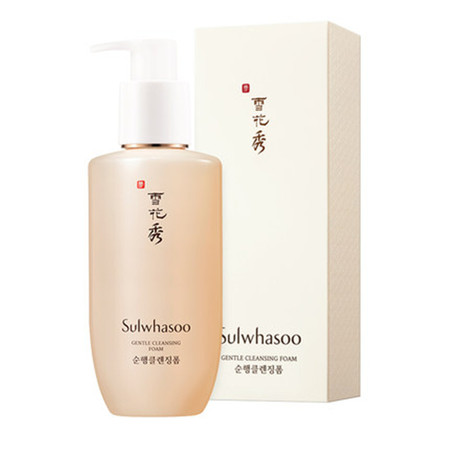 SULWHASOO/雪花秀顺行柔和净肤泡沫洁颜乳200ml 洁面泡沫洗面奶 深层清洁补水 韩免版