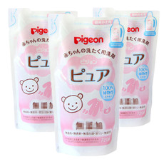 贝亲/PIGEON 日本进口宝宝专用洗衣液补充装(3袋*720ml) 植物多效去渍婴儿衣物清洗剂